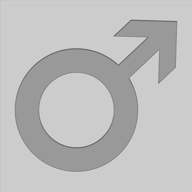 Erkek simgesi simgesi.