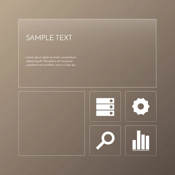 Projeto de modelo transparente . —  Vetores de Stock