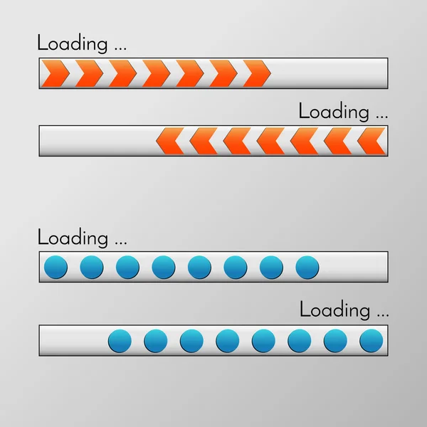 Barre de chargement vectorielle . — Image vectorielle