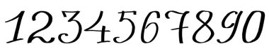 Harf kümesi numaralar. Bir, iki, üç, dört, beş, altı, 7,8,9,0. El yazısı yazı tipi. Kalemle yazılmış, elle. Farklı şekillerde. Siyah renk. Peş peşe yazılmış. Beyaz bir arka planda izole edilmiş. Tek Renkli.