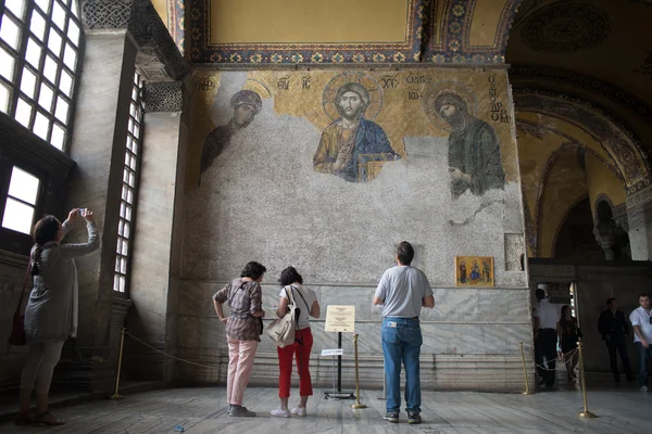 Istanbul manzarası görünümü gün batımında.