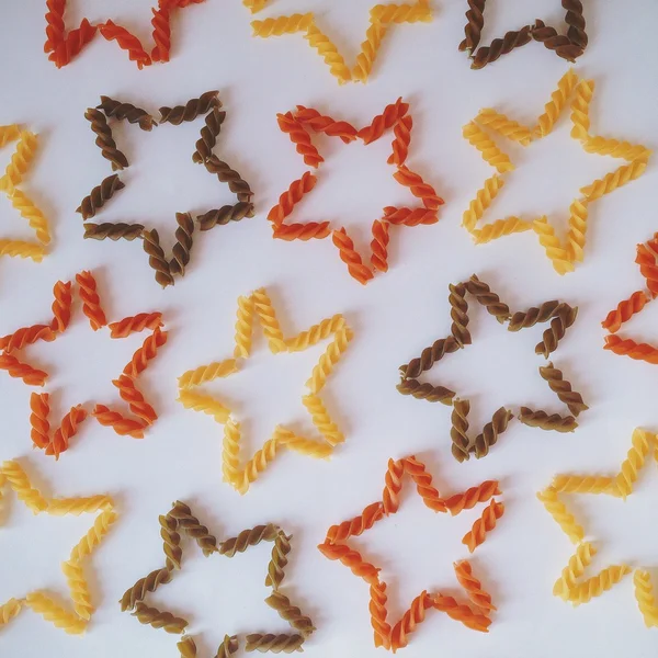 Estrellas hechas con pasta —  Fotos de Stock