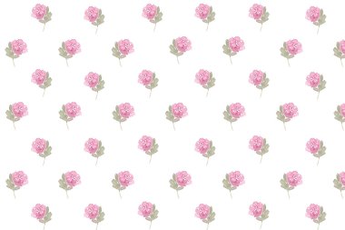 Çiçek desenli suluboya ile boyalı  