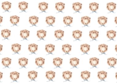 Maymun desen boyalı