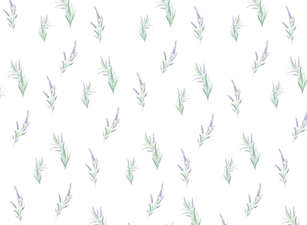Lavender pattern painted