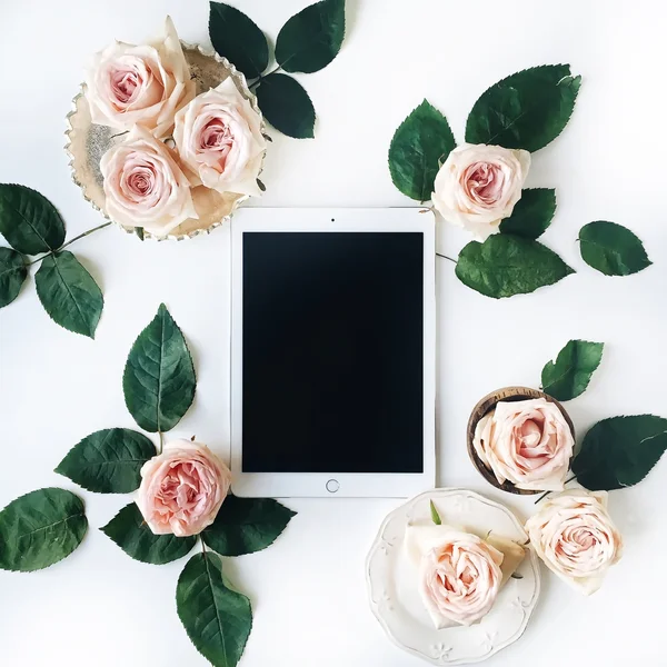 Tablet, vintage altın tepsi