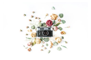 Retro Vintage fotoğraf makinesi 