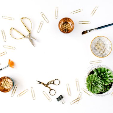 kadınsı Resepsiyon çalışma alanı çerçeve ile sulu