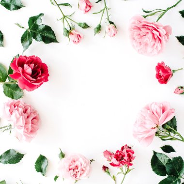 yuvarlak kare çelenk desen Güllü