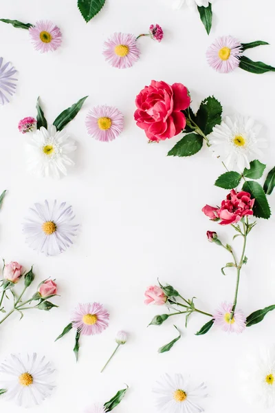 Round frame wreath pattern — Stock Photo, Image