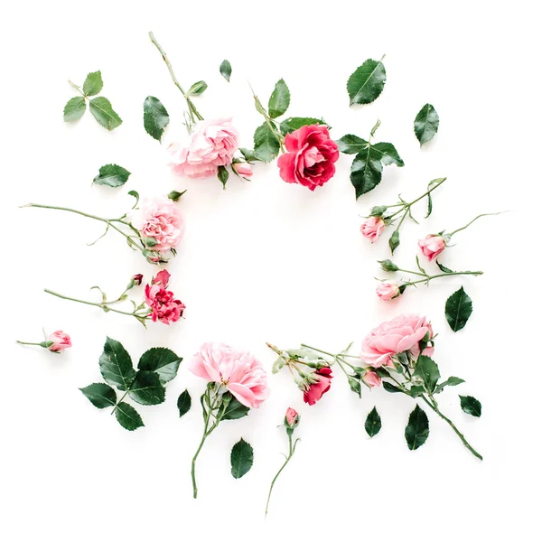 round frame wreath pattern