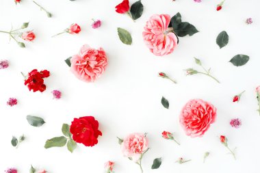 yuvarlak kare çelenk desen Güllü