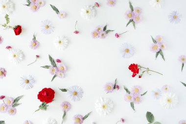 yuvarlak kare çelenk desen Güllü