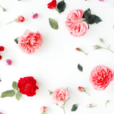 yuvarlak kare çelenk desen Güllü