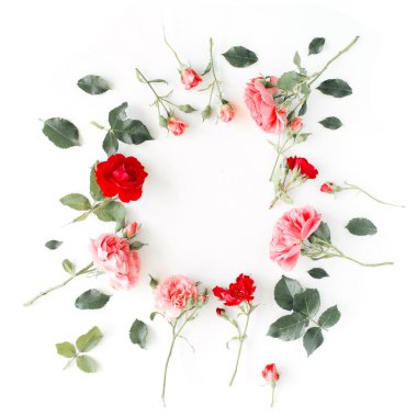 yuvarlak kare çelenk desen 