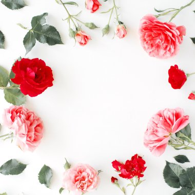 yuvarlak kare çelenk desen 