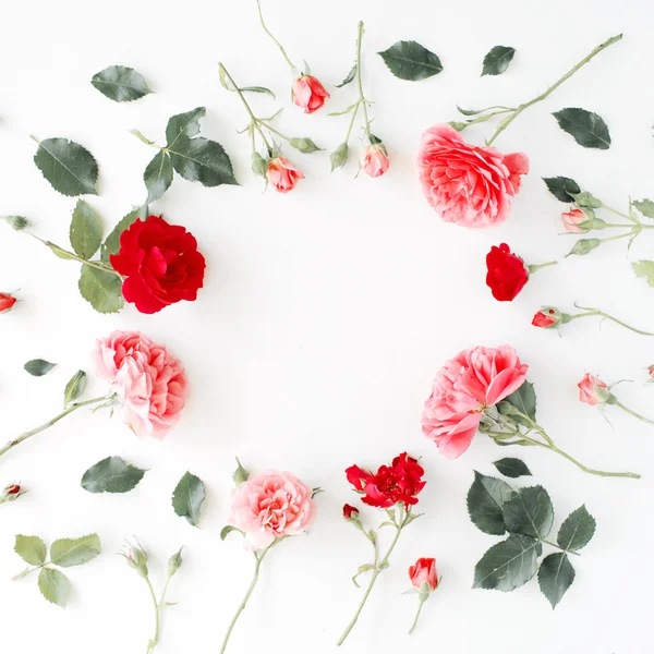 yuvarlak kare çelenk desen Güllü