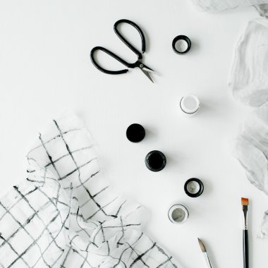 Suluboya tek renkli çalışma alanı