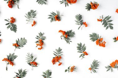 Kırmızı rowan desen