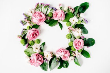 İhale gül yuvarlak çerçeve