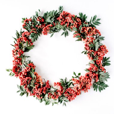 Kırmızı rowan çelenk