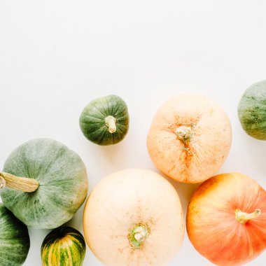 Sonbahar olgun kabaklar