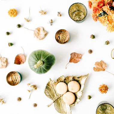 sonbahar sonbahar düz lay