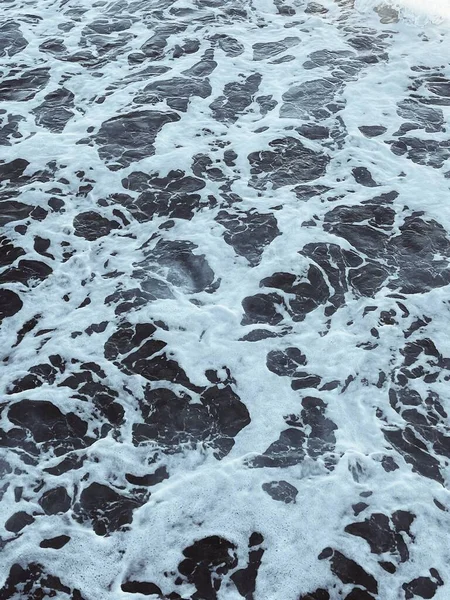 Turkuaz Okyanus Deniz Dalgalarının Havadan Görünüşü — Stok fotoğraf