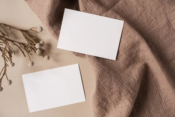 Flatlay Αισθητικής Παριζιάνικου Στυλ Επιχειρηματικό Πρότυπο Branding Λευκά Φύλλα Χαρτιού — Φωτογραφία Αρχείου
