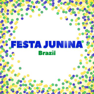 Festa Junina. Vektör arka plan