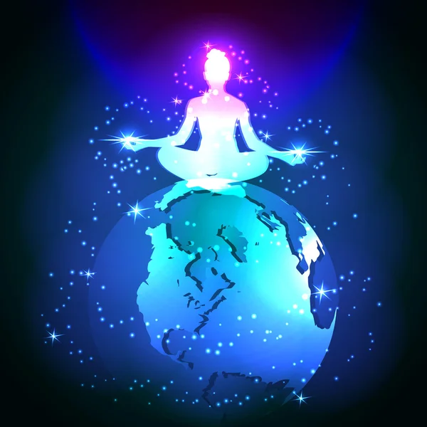 İnsan ruhunun meditative devlet.