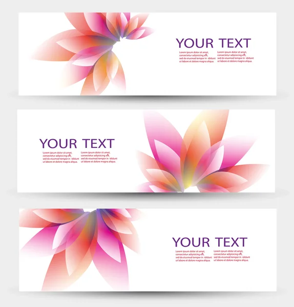 Üç afiş, soyut üstbilgi kümesi vektör