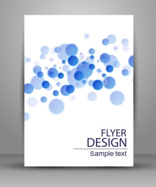 El ilanı veya kapak tasarımı - iş vektör.