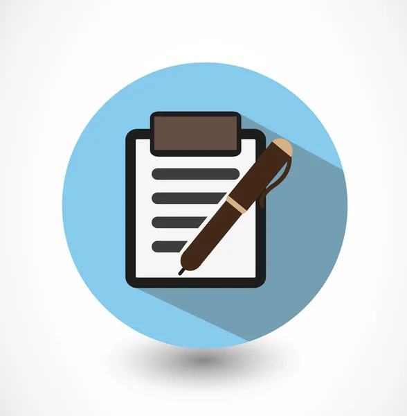 Vektör resim Not ve kalem