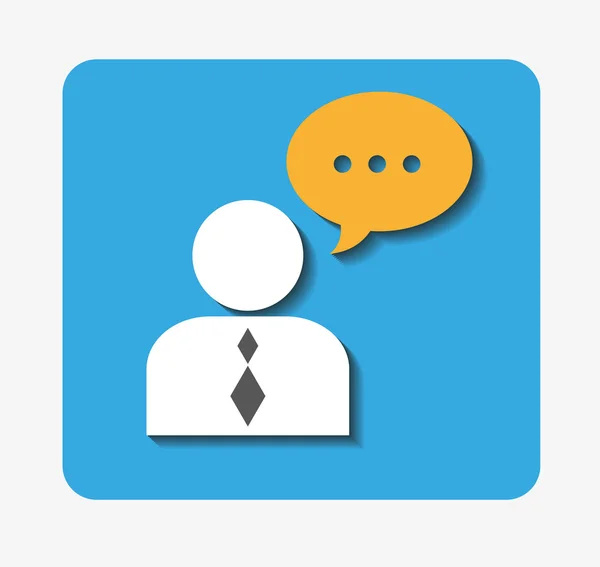 Sohbet vektör simgesi