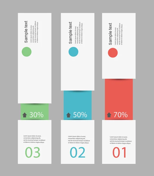 Temiz sayı afiş şablon/grafik veya Web sitesi düzeni tasarlayın. Vektör. Infographic tasarım