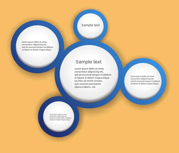 Soyut web tasarım balonu, vektör.