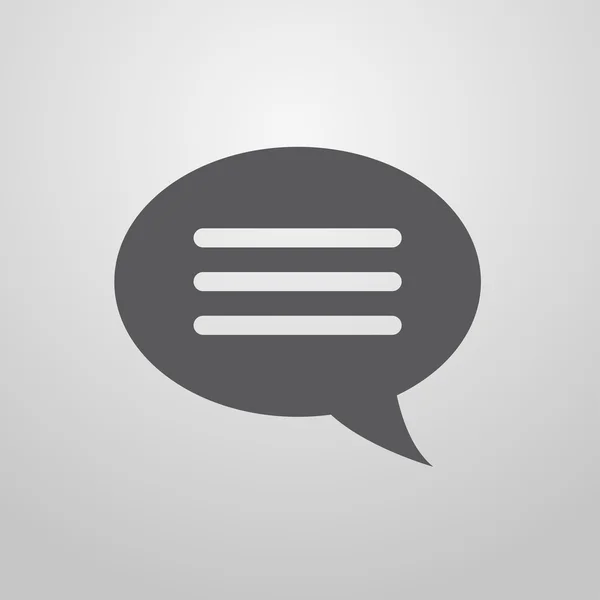 Konuşma balonu. Kabarcık metin için.