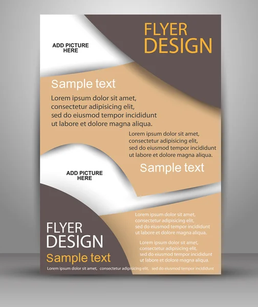 El ilanı veya Cover Design - iş vektör yayımlama, baskı ve sunum.