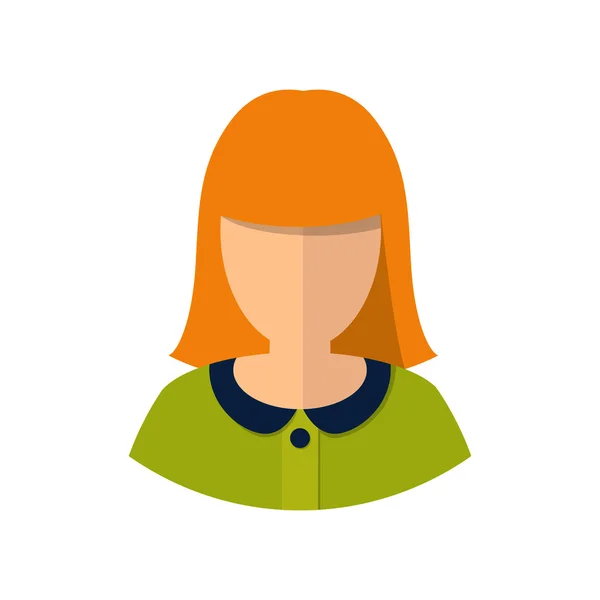 Avatar simge. Vektör. Sanat. Düz tasarım.