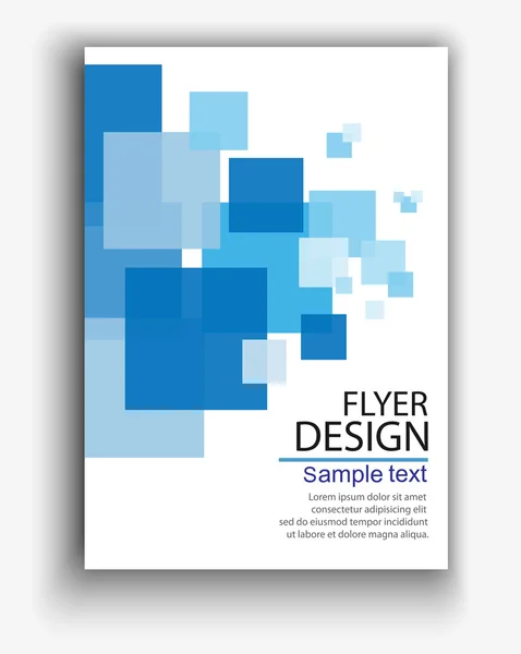 İş flyer şablonu veya kurumsal banner tasarımı, yayıncılık, baskı ve sunum için kullanın olabilir. Vektör.