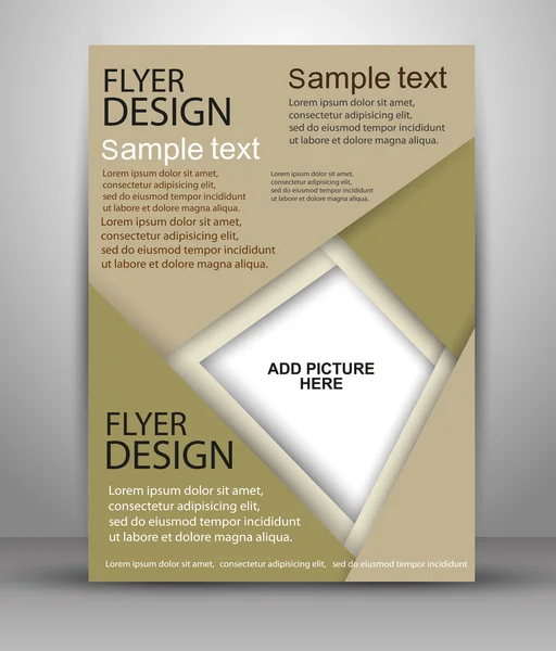Renkli broşür tasarımı. Flyer şablonu iş, eğitim, tanıtım, Web sitesi, Dergi kapağı için. Vektör Telifsiz Stok Illüstrasyonlar
