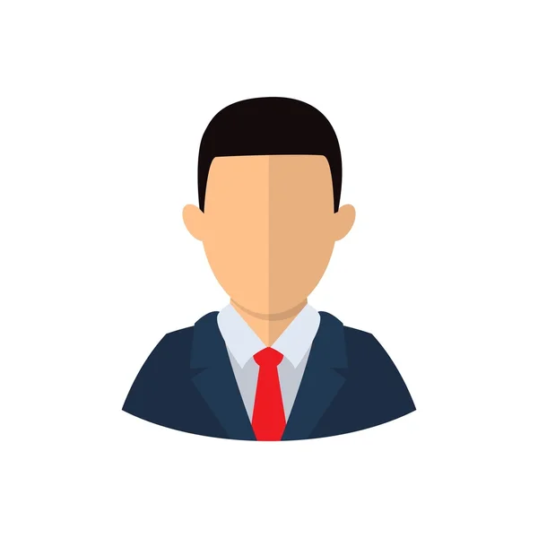 Avatar mesleği iş adamı. Yüz. İzole. vektör.