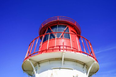 Kuzey Frizya 'nın Amrum adası. Kuzeyde manzara var. Kuzey Denizi adasında doğa Norddorf 'un önderliğinde ve çapraz ateş altında.