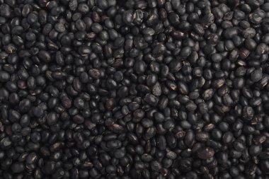Siyah fasulye dokusu arka planı.