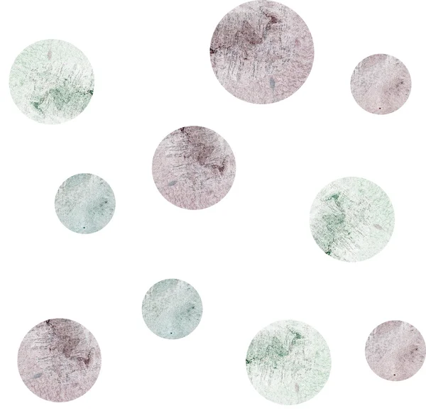 Fundo aquarela com círculos — Fotografia de Stock