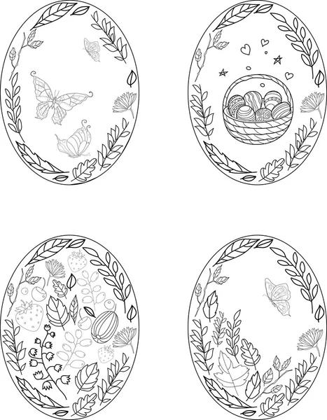 ชุดไข่อีสเตอร์ — ภาพเวกเตอร์สต็อก