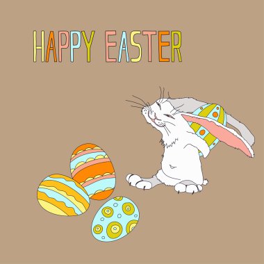 Gösterim amacıyla resmi bir tavşan olan Paskalya 