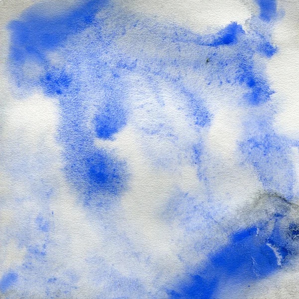 Ilustração retratando o fundo de textura vaga cor azul. aquarela, efeito molhado . — Fotografia de Stock