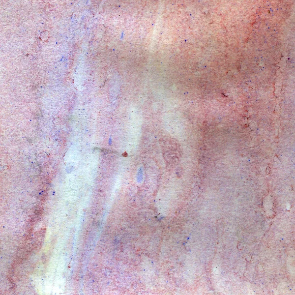 Watercolor Illustration Pink Marble Texture Watercolor Transparent Stain Blur Spray — Stock Photo, Image